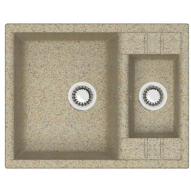 Кухонная мойка ZETT lab 190/Q5 песок T190Q005