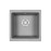 Кухонная мойка GRANULA GR-4451 алюминиум