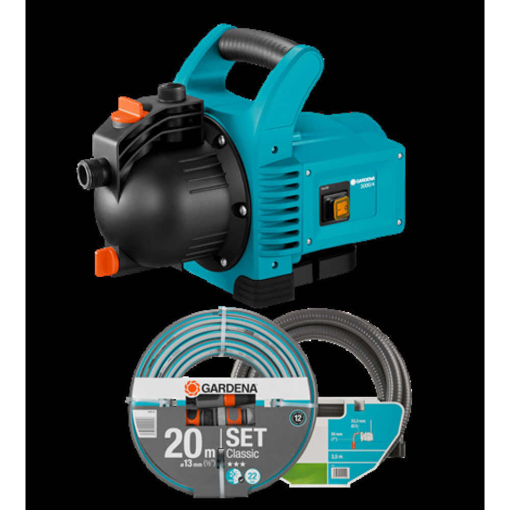 Насос садовый Gardena 3000/4 Classic Pump Set 01717-20.000.00