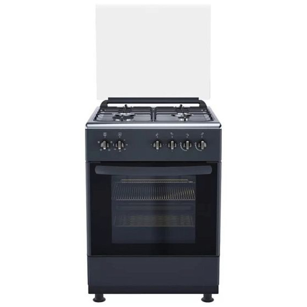 Газовая плита DELUXE 606040.24 004 гкр чр антрацит