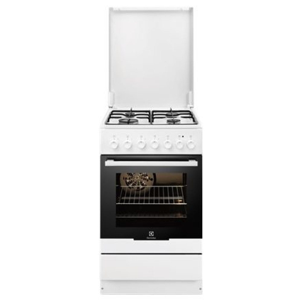 Плита газовая с электрической духовкой ELECTROLUX ekk 51300 ow