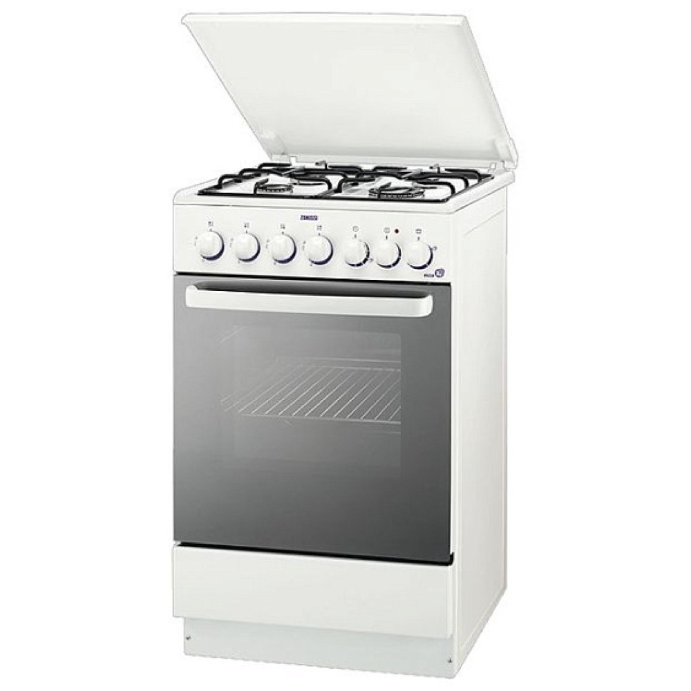 Плита газовая с электрической духовкой ZANUSSI zcg 553 nw