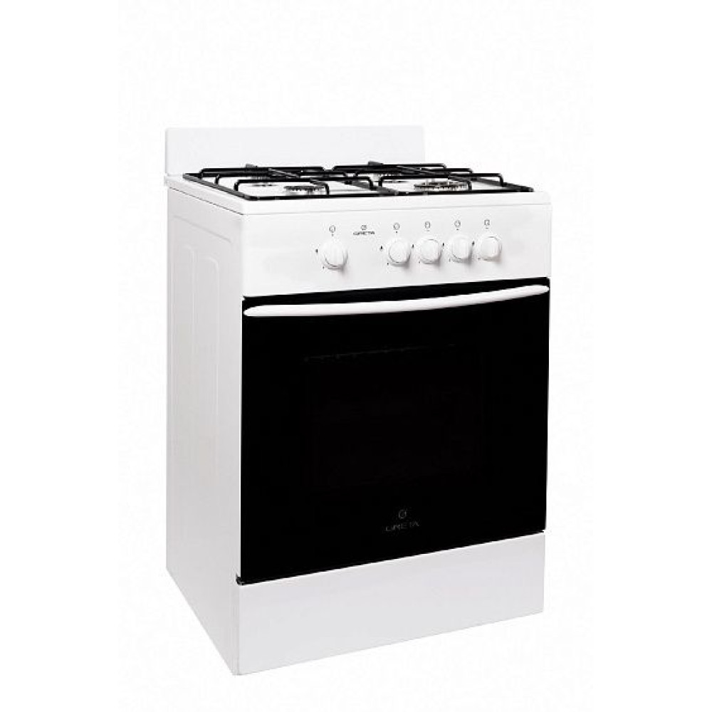 Газовая плита Greta 600 исп №12 белый (со щитком)