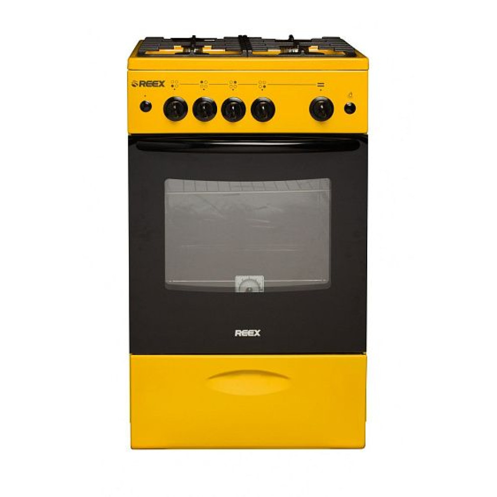 Газовая плита Reex CG-54997 eYe жёлтый