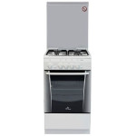 Газовая плита DELUXE 506040.14 гкр чр белый