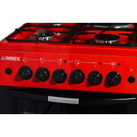 Комбинированная плита Reex CGE-531969 ecRd красный