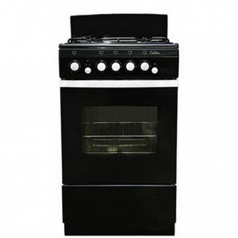Газовая плита DeLuxe 504036г черный