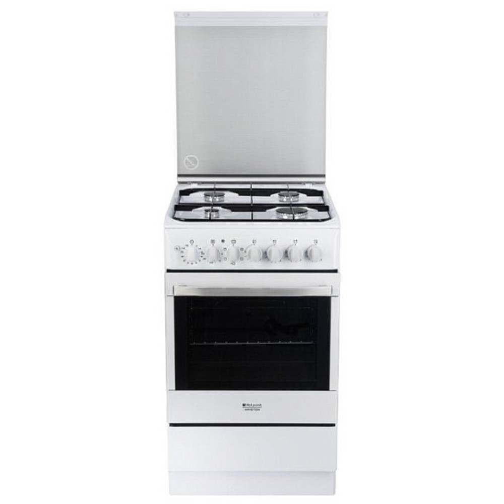 Комбинированная плита HOTPOINT-ARISTON h5gsh2af (w) ru