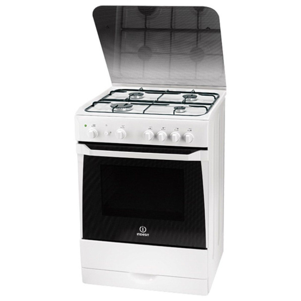 Плита газовая INDESIT kn 6 g 217 (w) / ru