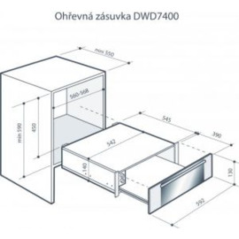 Подогреватель посуды DE DIETRICH DWD7400W