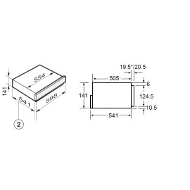 Шкаф для подогрева посуды KUPPERSBERG KWD 600 X