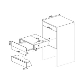 Подогреватель посуды SMEG CPR915B