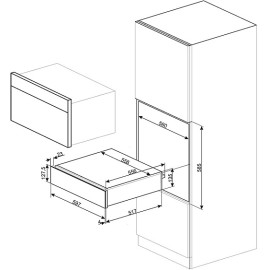 Подогреватель посуды SMEG CPR915P