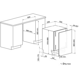 Посудомоечная машина SMEG STLA825A-1