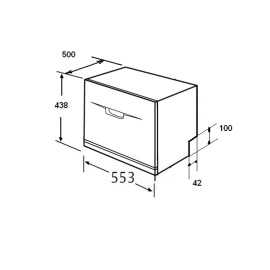 Посудомоечная машина FLAVIA TD55VENETAP5WH