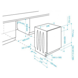 Посудомоечная машина BEKO din 5833 extra