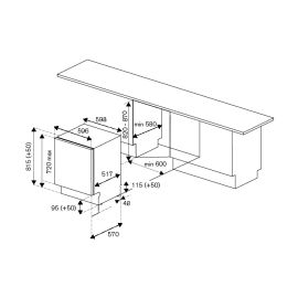 Посудомоечная машина BERTAZZONI DW6083PRV
