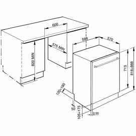 Посудомоечная машина SMEG STX13OL