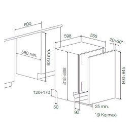 Посудомоечная машина FULGOR FDW 8293 Pto