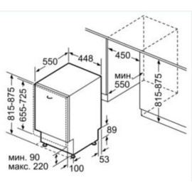 Посудомоечная машина Siemens SR 615 X 72 NR