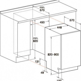 Посудомоечная машина HOTPOINT-ARISTON MSTB 6B00