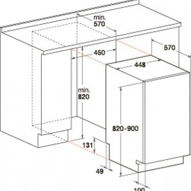 Посудомоечная машина HOTPOINT-ARISTON LSTF 7M019 C