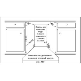 Посудомоечная машина EVELUX BD 4115 D