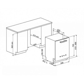Посудомоечная машина SMEG STFABBL3