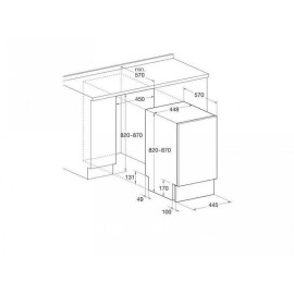 Посудомоечная машина HOTPOINT-ARISTON LSTF 7B019 EU