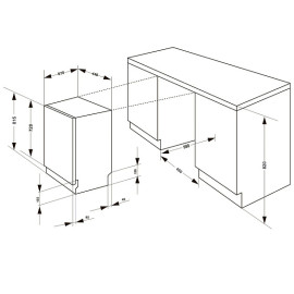 Посудомоечная машина MEFERI MDW4563 POWER