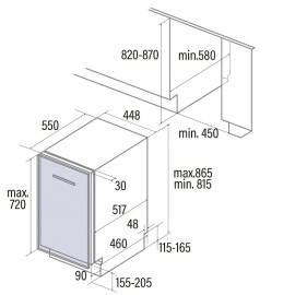 Посудомоечная машина CATA LVI46009
