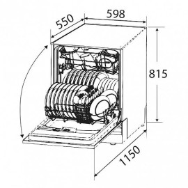 Посудомоечная машина ZIGMUND & SHTAIN DW 269.6009 X