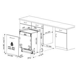 Посудомоечная машина GRUNDIG GNVP4551PW