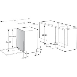 Посудомоечная машина GORENJE GV663C61