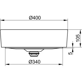 Раковина KEUCO STAGELINE 32880570400