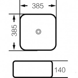 Раковина GROSSMAN GR-4042BW