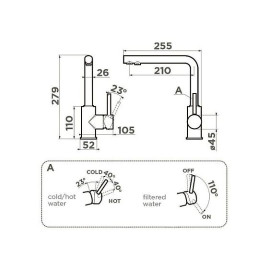 Смеситель OMOIKIRI Nakagawa 2 Plus-ES (4994501)