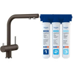 Смеситель Blanco Комплект FONTAS II кофе + BWT-БАРЬЕР EXPERT STANDARD (арт.525144P1)