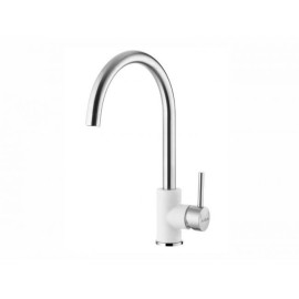 Смеситель ALVEUS ELZA G11 ARCTIC хром/белый