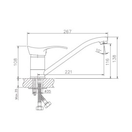 Смеситель HAIBA HB4401