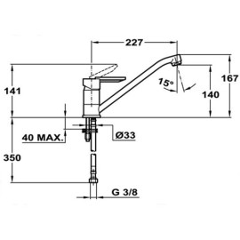 Смеситель TEKA ML TG (81913620T)