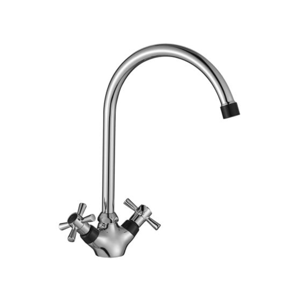Смеситель DECOROOM DR51028 черный/хром