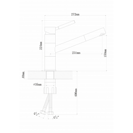 Смеситель FLORTEK ФИТА FK жасмин (314.18L.1223.201)
