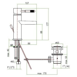 Смеситель FIORE Xenon 44CR5262