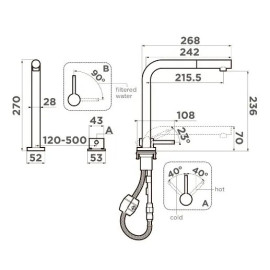 Смеситель OMOIKIRI Nara 2 Plus-S-C (4994367)