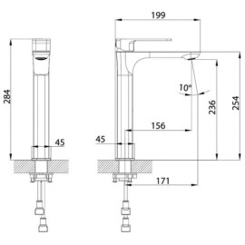 Смеситель IDDIS Slide SLIBL01i01 черный матовый