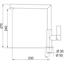 Смеситель ELLECI Ares Titanium M73