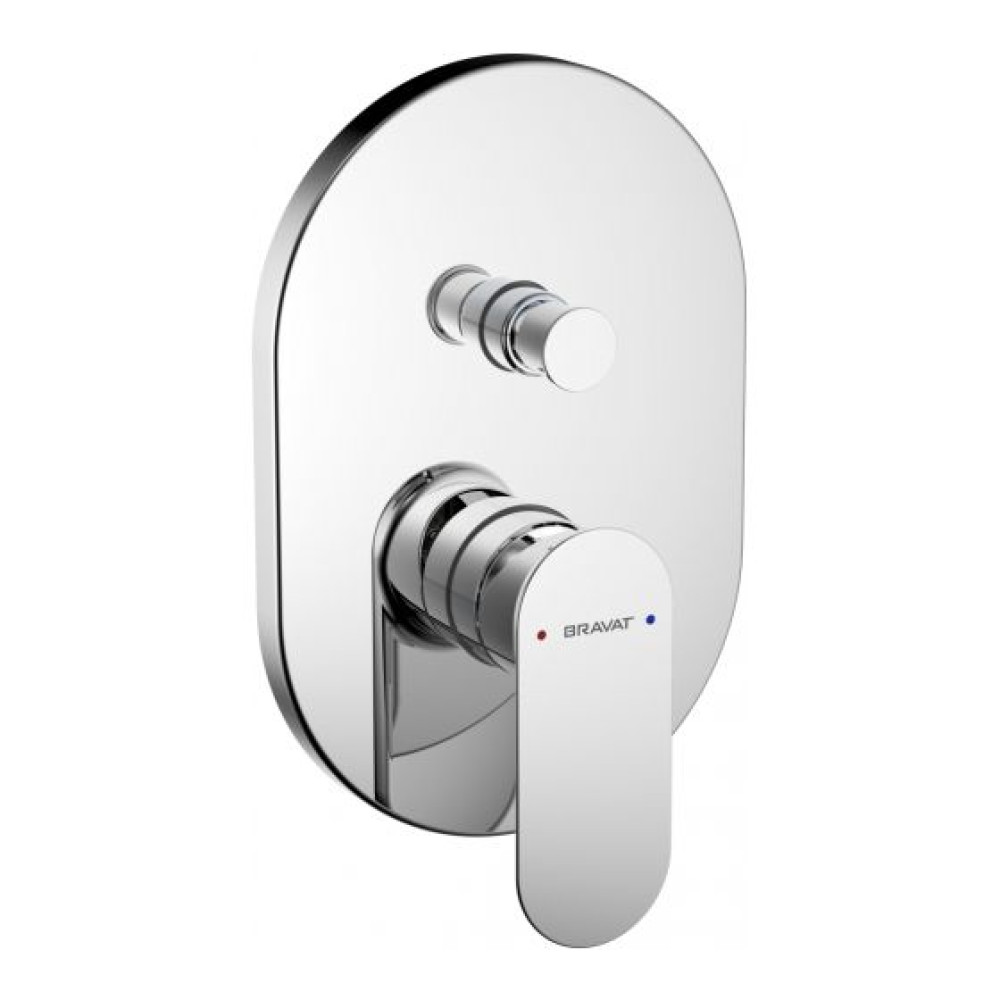 Смеситель BRAVAT Gina PB865104CP-2-ENG хром