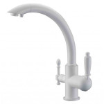 Смеситель ZORG ZR 314 YF-33 WHITE