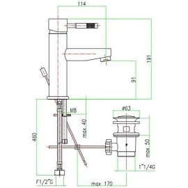 Смеситель FIORE Xenon 44CR5271